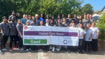 Haven care home celebrates success in latest Care Quality Commission report